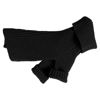 Picture of Fitwarm Dog Turtleneck Sweater, Thermal Knitted Pet Coat, Dog Winter Clothes for Small Dogs, French Bulldog Apparel, Black, Large