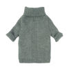 Picture of Fitwarm Dog Turtleneck Sweater, Thermal Knitted Pet Coat, Dog Winter Clothes for Small Dogs, Cat Apparel, Heather Grey, XXL