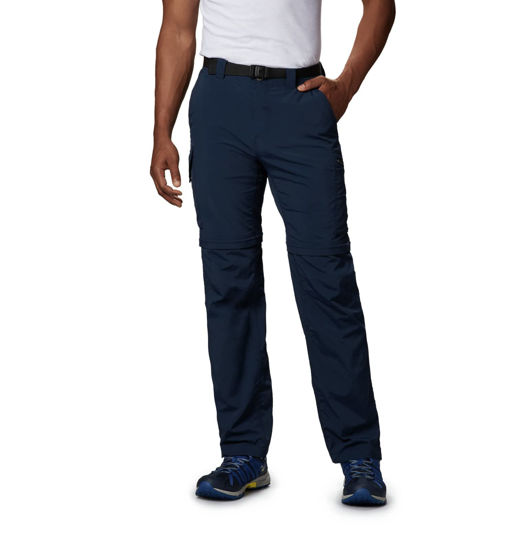 Picture of Columbia Men's Silver Ridge Convertible Pant, Breathable, UPF 50 Sun Protection, Collegiate Navy, 32x28