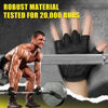 Picture of HOZMOZ Ventilated Weight Lifting Gloves, Thick Padded Gym Gloves for Women Men, Workout Gloves with Full Palm Protection & Grip & Shock Absorption Fitness Training Exercise Gloves