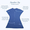 Picture of SleepingBaby Zipadee-Zip Transitional Swaddle Sack, 4-8 Month - Roomy Zipper Swaddle for Easy Diaper Changes and Proper Hip Development - Baby Swaddle Sack, Small - Classic Navy