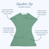 Picture of SleepingBaby Zipadee-Zip Transitional Swaddle Sack, 3-6 Month - Roomy Zipper Swaddle for Easy Diaper Changes and Proper Hip Development - Baby Swaddle Sack, X-Small - Basil