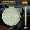 Picture of ME.FAN Car Cup Coaster [4 Pack] Silicone Car Coasters/Cup Mats - 2.75In Universal Non-Slip Recessed Car Interior Accessories - Car Cup Holder Insert Coasters Desert Sage