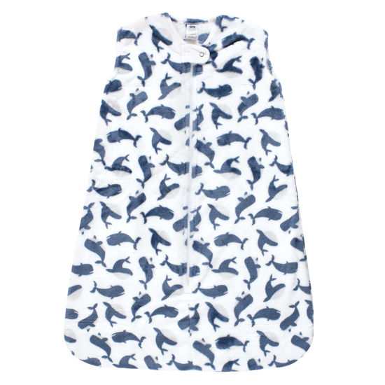 Picture of Hudson Baby Unisex Baby Plush Sleeping Bag, Sack, Blanket, Sleeveless Whale, 18-24 Months