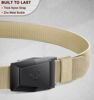 Picture of BULLIANT Tactical Belt for Men, Military Hiking Rigger Nylon Web Work Belt 1.5" with Heavy Duty Quick Release Buckle