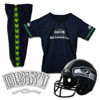 Picture of Franklin Sports Seattle Seahawks Kids NFL Uniform Set - Youth NFL Team Jersey, Helmet, Pants + Apparel Costume - Official NFL Gear -Youth Medium