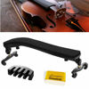 Picture of SUEWIO Violin Shoulder Rest for 4/4-3/4 Size, with Collapsible and Height Adjustable Feet, Including a Violin Practice Mute