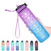 Picture of Hyeta 32 oz Water Bottles with Times to Drink and Straw, Motivational Water Bottle with Time Marker, Leakproof, Drinking Sports Water Bottle for Fitness, Gym and Outdoor