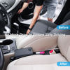 Picture of Car Seat Gap Filler Set of 2, Soft Foam Multifunctional Seat Side Gap Filler with Organizer & Hook Function, 3in1 Gap Stopper Universal Fit Car SUV Truck Fill The Gap Between Seat & Console
