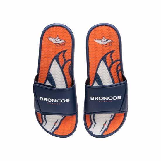 Picture of Pittsburgh Steelers NFL Mens Wordmark Gel Slides - XL
