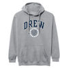 Picture of Barnesmith Drew University Rangers Hooded Sweatshirt, Heritage, Charcoal Grey, Large