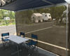 Picture of Tentproinc RV Awning Sun Shade Screen 7' X 12' 3'' Brown Mesh Sunshade UV Sunblocker Complete Kits Drop Motorhome Camping Trailer Canopy Shelter Blocker - 3 Year Warranty