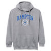 Picture of Barnesmith Hampton University HU Pirates Hooded Sweatshirt, Heritage, Charcoal Grey, Medium