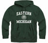 Picture of Barnesmith Eastern Michigan University Eagles Hooded Sweatshirt, Heritage, Hunter Green, Large