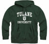 Picture of Barnesmith Tulane University Green Wave Hooded Sweatshirt, Heritage, Hunter Green, X-Large