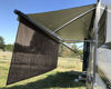 Picture of Tentproinc RV Awning Sun Shade Screen 8' X 10' 3'' (fit for 11' Awning) - Brown Mesh Sunshade UV Blocker Complete Kits Motorhome Camping Trailer Awning Screenshade - 3 Year Warranty
