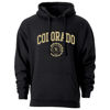 Picture of Barnesmith University of Colorado CU Buffaloes Hooded Sweatshirt, Heritage, Black, XX-Large