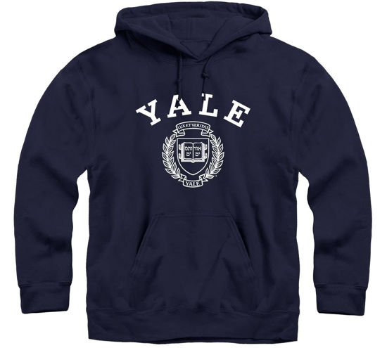 Picture of Barnesmith Yale University Bulldogs Hooded Sweatshirt, Heritage, Navy, Small