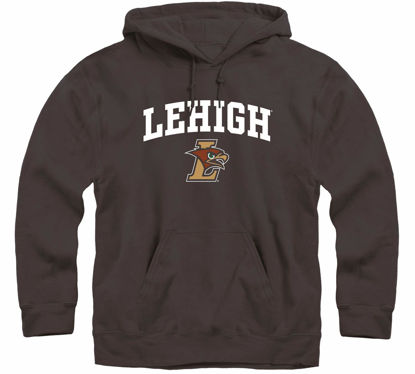Picture of Barnesmith Lehigh University Hawks Hooded Sweatshirt, Heritage, Brown, Large
