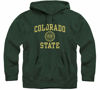 Picture of Barnesmith Colorado State University Rams Hooded Sweatshirt, Heritage, Hunter Green, Small
