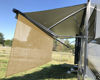 Picture of Tentproinc RV Awning Sun Shade Screen 8' X 12' 3'' - Beige Mesh Sunshade UV Blocker Complete Kits Motorhome Camping Trailer Awning Shade Screen Canopy Shelter - 3 Year Warranty