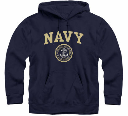 Picture of Barnesmith US Naval Academy (Navy) Midshipmen Hooded Sweatshirt, Heritage, Navy, Small
