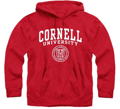 Picture of Barnesmith Cornell University Hooded Sweatshirt, Heritage, Cornell Big Red - Red, XX-Large
