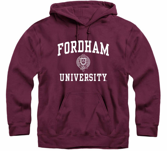 Picture of Barnesmith Fordham University Rams Hooded Sweatshirt, Heritage, Maroon, Small