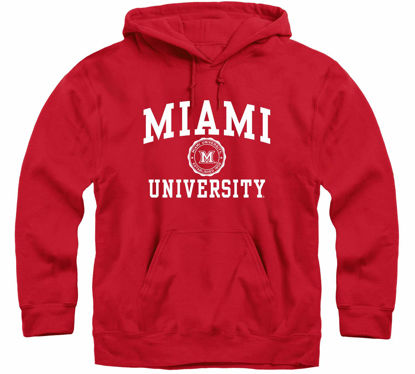 Picture of Barnesmith Miami University Redhawks Hooded Sweatshirt, Heritage, Red, Large