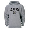 Picture of Barnesmith University of Colorado CU Buffaloes Hooded Sweatshirt, Heritage, Charcoal Grey, Small