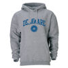 Picture of Barnesmith University of Delaware UD, UDel Fighting Blue Hens Hooded Sweatshirt, Heritage, Charcoal Grey, Medium