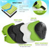 Picture of Kids Protective Gear Set Wemfg Knee Pads for Kids 7-13 Years Toddler Knee and Elbow Pads with Wrist Guards 3 in 1 for Skating Cycling Bike Rollerblading Scooter(Green)