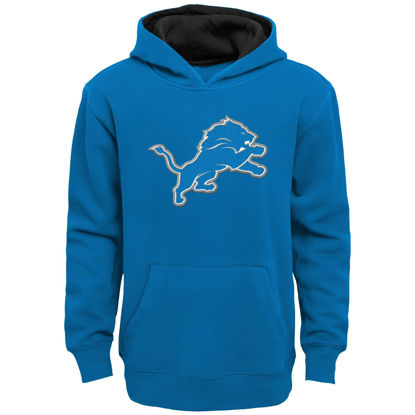 Picture of NFL Kids Youth 4-20 Official Primary Logo Prime Pullover Fleece Lined Hoodie Sweatshirt (US, Numeric, 18, 20, Regular, Detroit Lions - Blue)