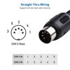 Picture of Cable Matters 2-Pack 5 Pin DIN MIDI Cable, 5 Pin MIDI Cable - 3 Feet