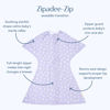 Picture of SleepingBaby Zipadee-Zip Transitional Swaddle Sack, 12-24 Month - Roomy Zipper Swaddle for Easy Diaper Changes and Proper Hip Development - Baby Swaddle Sack, Large - Paperwhite Flowers