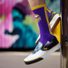 Picture of For Bare Feet NFL MINNESOTA VIKINGS MVP Crew Sock Team Color Large