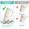 Picture of Airboat Upgrade 2PCS Protective Silicone Boot Bumper for Stanley Quencher Adventure 40oz 30oz 20oz Tumbler, Water Bottle Bottom Sleeve Cover Accessories for Stanley Mug Cup(Beige)