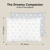 Picture of 2-Pack Toddler Pillow - Soft Organic Cotton Toddler Pillows for Sleeping - 13X18 Small Pillow for Kids - Kids Pillows for Sleeping - Kids Pillow for Travel, School, Nap, Age 2 to 5 (Dragons)