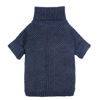 Picture of Fitwarm Turtleneck Knit Dog Sweater, Thermal Dog Winter Clothes for Small Dogs Boy Girl, Cozy Sweaters for Dogs, Doggy Pullover Jumper, Pet Outfit, Heather Navy Blue, XXL
