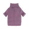 Picture of Fitwarm Thermal Knitted Dog Sweater Doggy Winter Coat Pet Clothes Doggie Turtleneck Jacket Puppy Outfits Cat Sweatsuit Lavender Purple X-Large