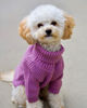 Picture of Fitwarm Thermal Knitted Dog Sweater Doggy Winter Coat Pet Clothes Doggie Turtleneck Jacket Puppy Outfits Cat Sweatsuit Lavender Purple X-Large