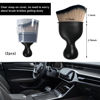 Picture of Ziciner 2 PCS Car Detailing Brush, Curved Soft Bristles Auto Removal Dust Collectors, Universal Vehicle Dashboard, Air Conditioner Vents etc Interior Cleaning Tool Accessory (Brown/Black)