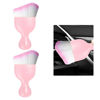 Picture of Ziciner 2 PCS Car Detailing Brush, Curved Soft Bristles Auto Removal Dust Collectors, Universal Vehicle Dashboard, Air Conditioner Vents etc Interior Cleaning Tool Accessory (Pink/Pink)