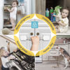 Picture of 4our Kiddies Child Safety Cabinet Locks for Babies (6 Pack), Child Proof Latches for Cabinets and Drawers Doors, Baby Proofing Cabinet Strap Locks for Cupboard and Closet with 6 Pcs Extra 3M Adhesives