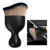 Picture of Ziciner Car Detailing Brush, Curved Soft Bristles Auto Removal Dust Collectors, Universal Vehicle Dashboard, Air Conditioner Vents etc Interior Cleaning Tool Accessory (Brown/Black)