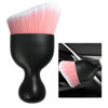 Picture of Ziciner Car Detailing Brush, Curved Soft Bristles Auto Removal Dust Collectors, Universal Vehicle Dashboard, Air Conditioner Vents etc Interior Cleaning Tool Accessory (Pink/White)