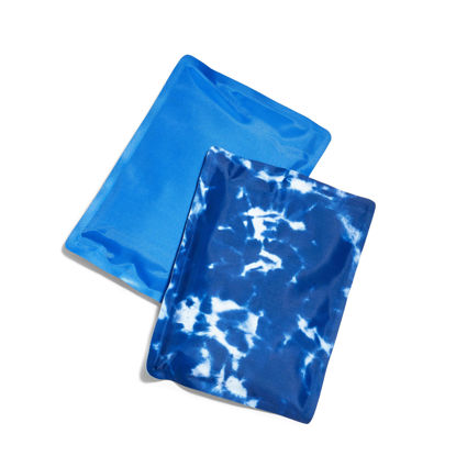 Picture of Cool Coolers by Fit & Fresh 2 Pack Soft Ice, Flexible Stretch Nylon Reusable Ice Packs for Lunch Boxes & Coolers, Blue Tye Dye