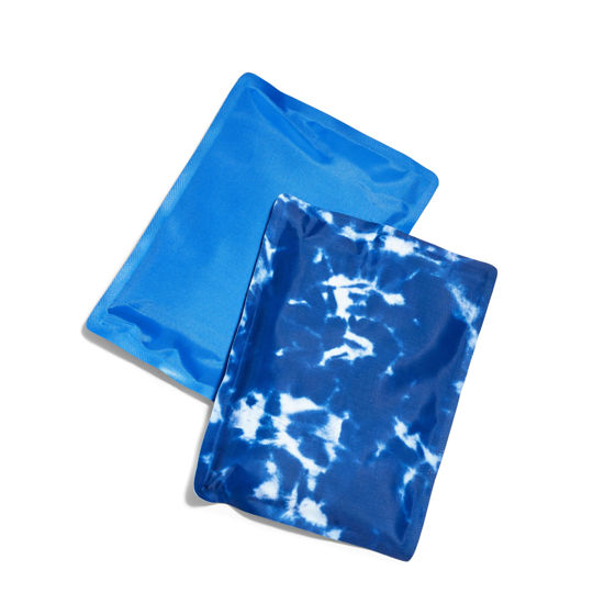 Picture of Cool Coolers by Fit & Fresh 2 Pack Soft Ice, Flexible Stretch Nylon Reusable Ice Packs for Lunch Boxes & Coolers, Blue Tye Dye