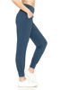 Picture of Leggings Depot Women's ActiveFlex Jogger Pants with Pockets (Full Length, Ink Blue, 2X)