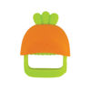 Picture of Infantino Handy Dandy Teething Mitt - Soft Silicone Teether for Babies, Develops Grasping Skills, Easy to Clean, Orange Carrot